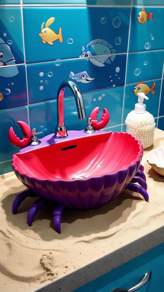 Sea Creature Kid Sinks: A Fun and Functional Addition to Children's Bathrooms