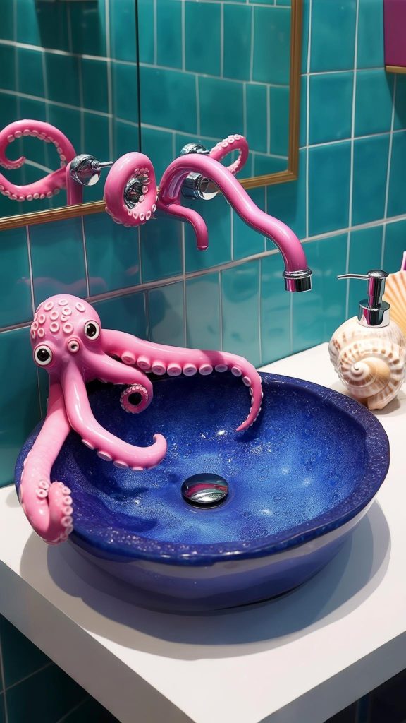 Sea Creature Kid Sinks: A Fun and Functional Addition to Children's Bathrooms