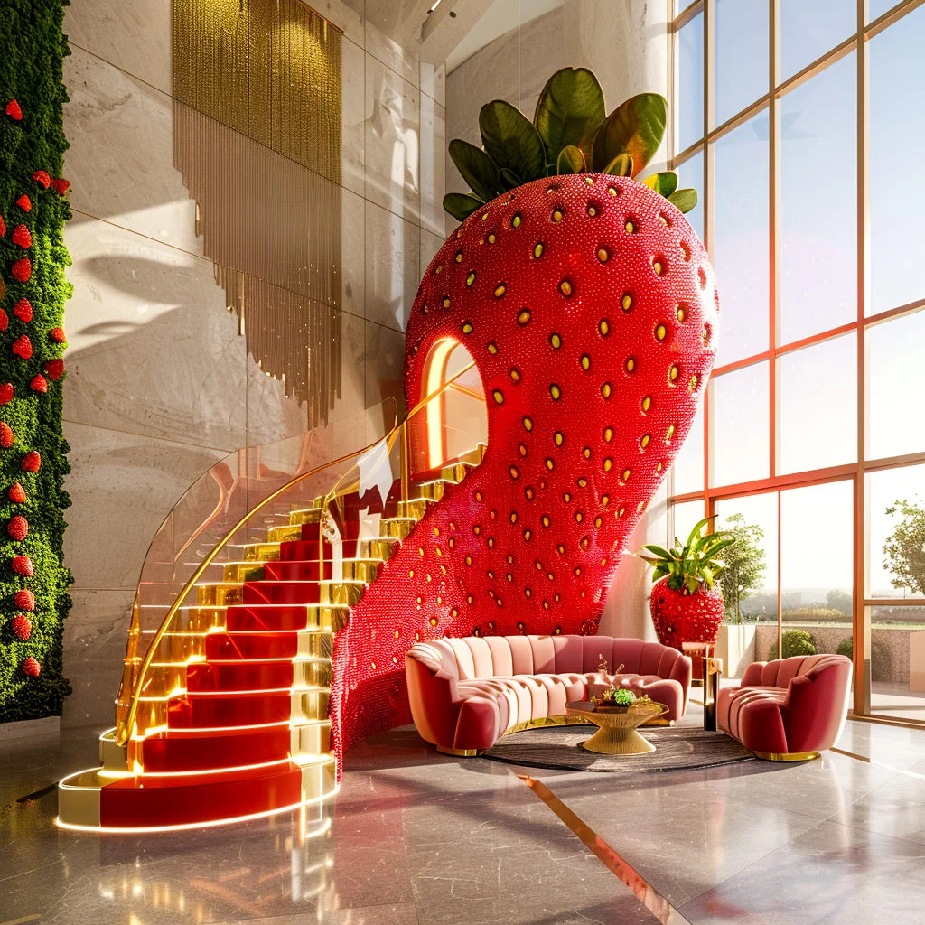 Fruit Staircases: Elevate Your Space with Juicy, Playful Design