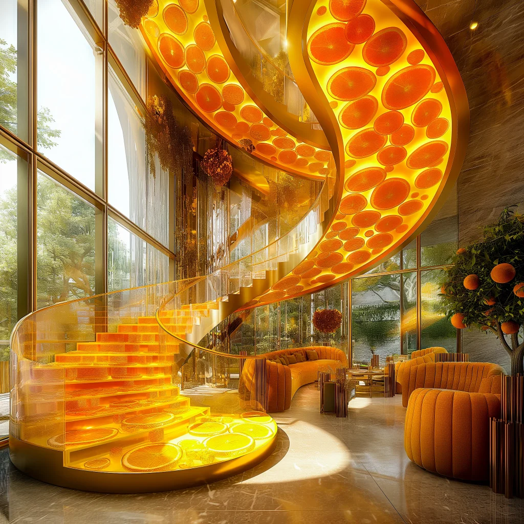 Fruit Staircases: Elevate Your Space with Juicy, Playful Design