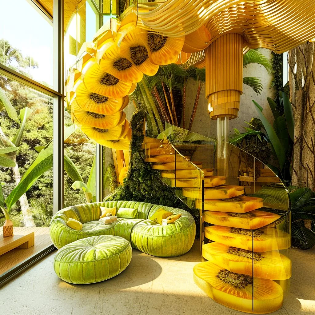 Fruit Staircases: Elevate Your Space with Juicy, Playful Design