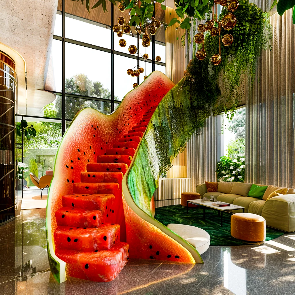 Fruit Staircases: Elevate Your Space with Juicy, Playful Design