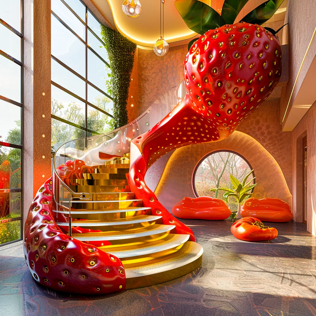 Fruit Staircases: Elevate Your Space with Juicy, Playful Design