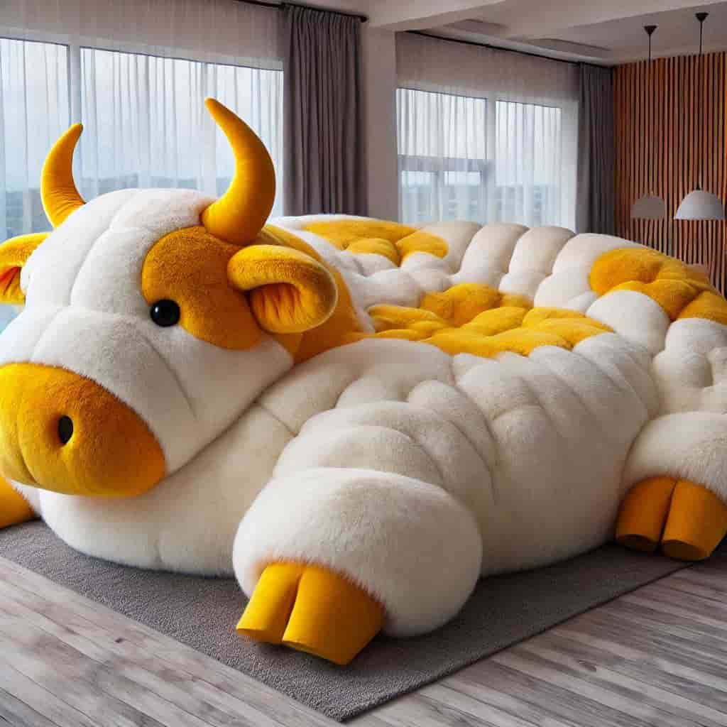 giant cow lounger