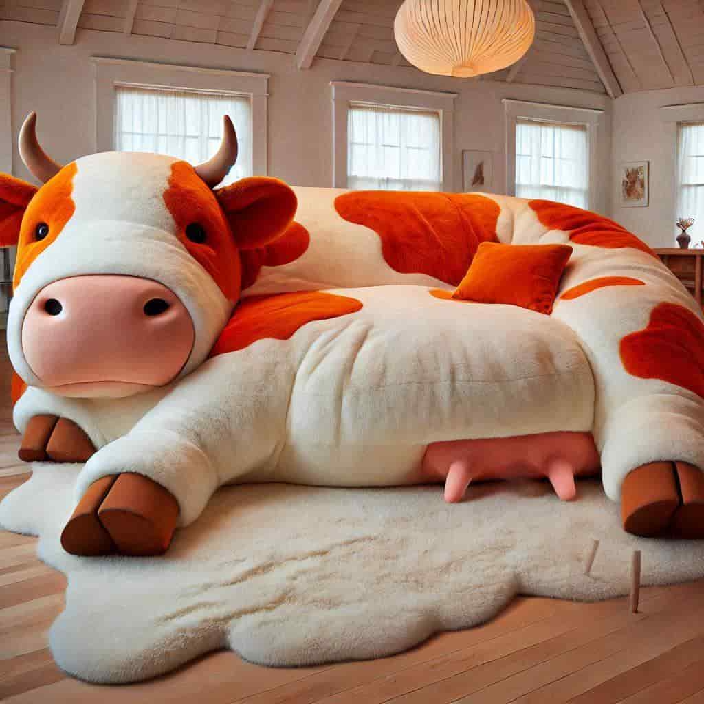 giant cow lounger