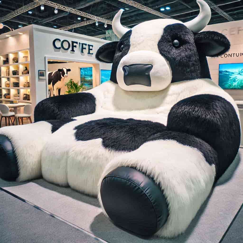 giant cow lounger