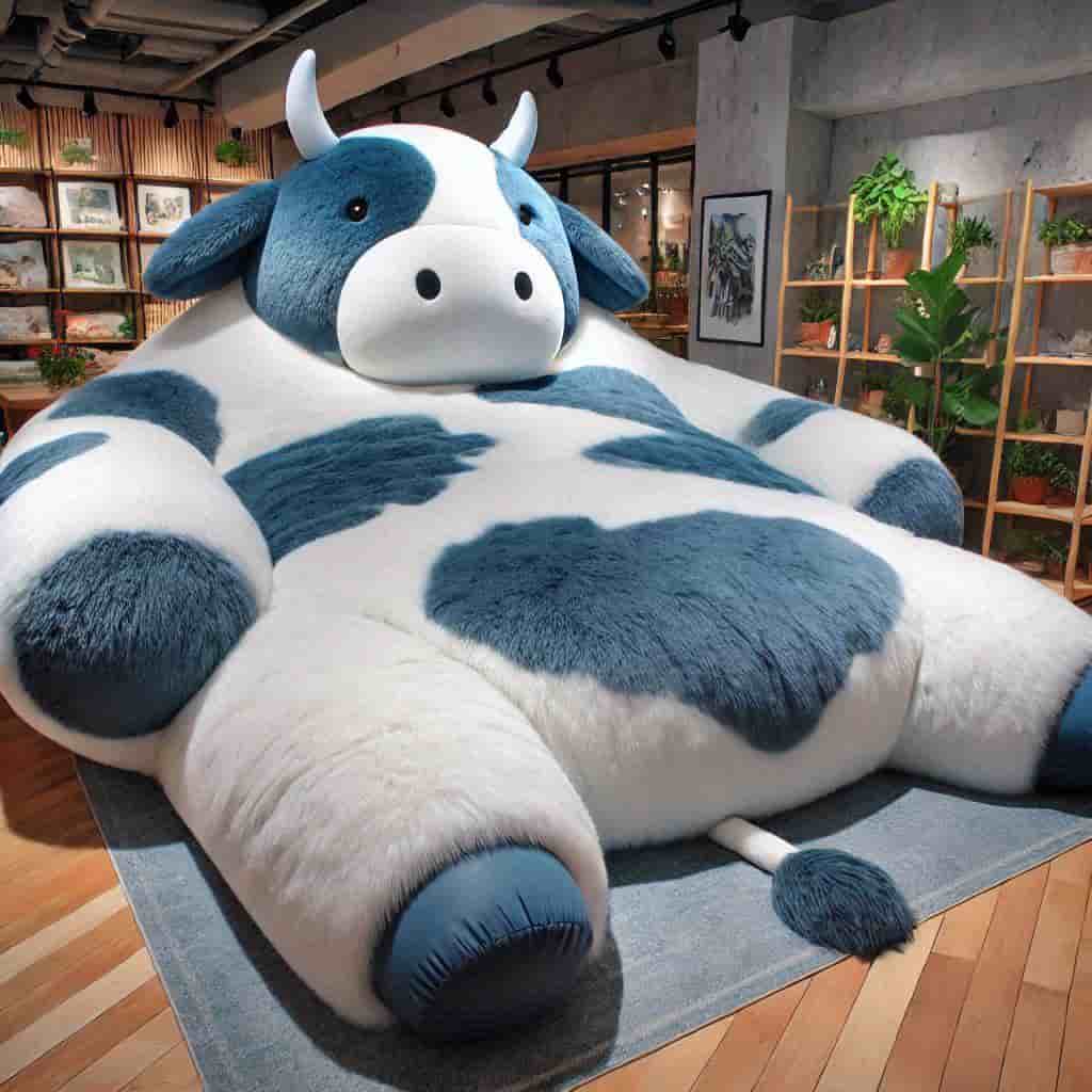 giant cow lounger
