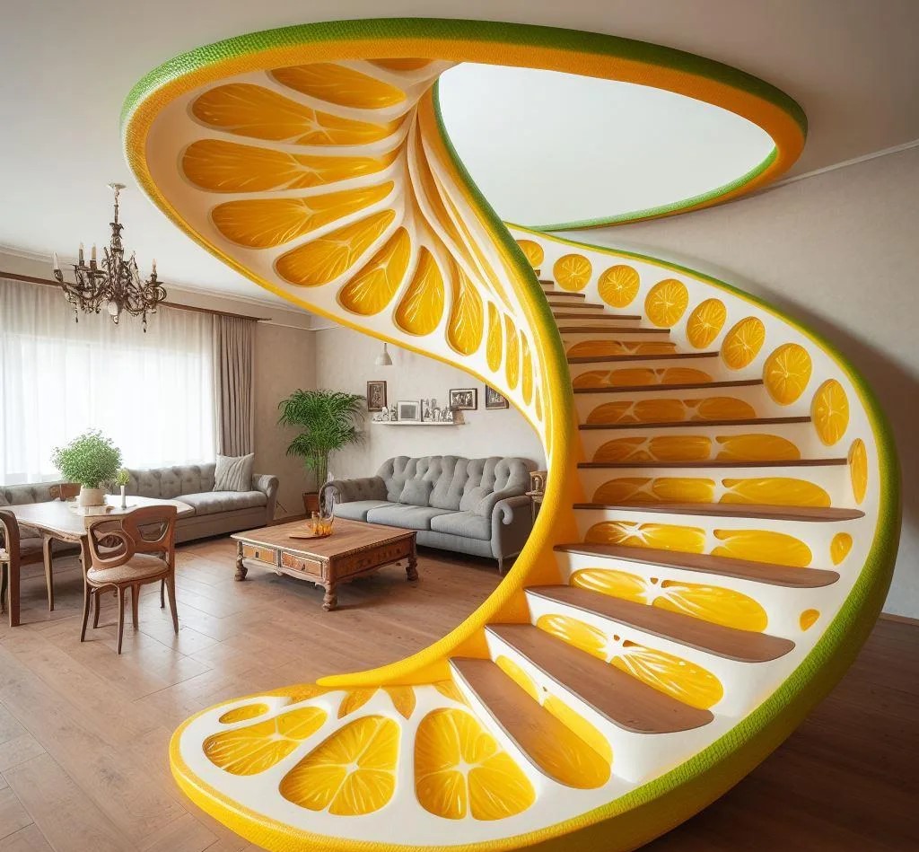 Fruit Staircases: Elevate Your Space with Juicy, Playful Design