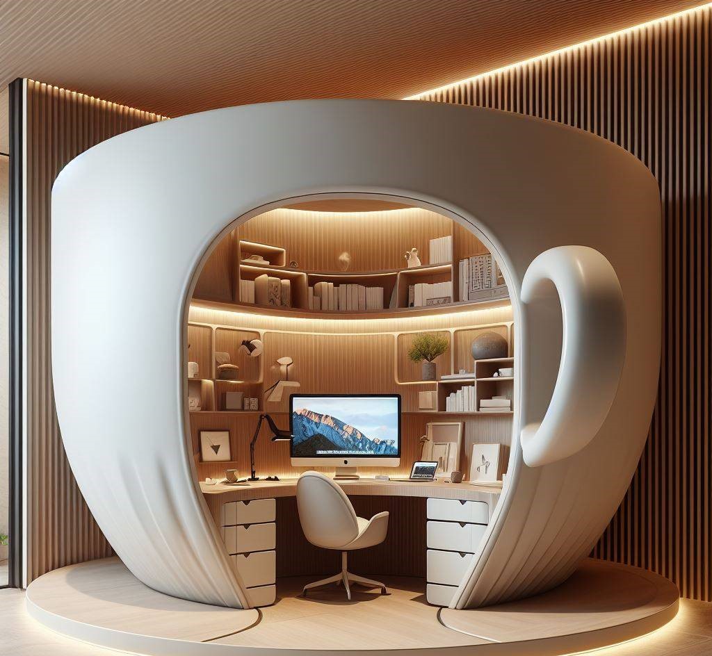 Whimsical Workspaces: The Enchanting World of TeaCup Shaped Desks