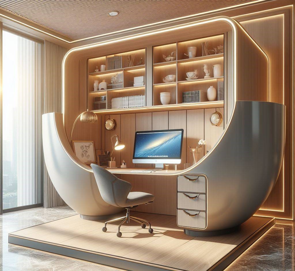 Whimsical Workspaces: The Enchanting World of TeaCup Shaped Desks