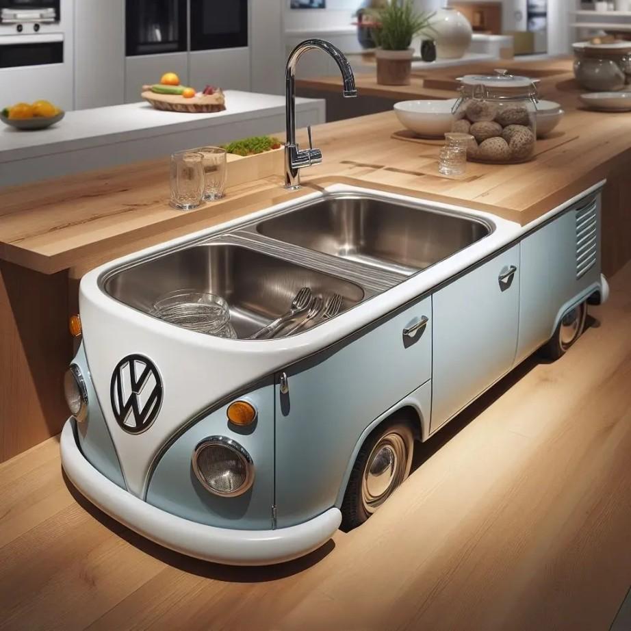 Volkswagen Bus Sink: A Vintage Icon Reimagined for Modern Kitchens