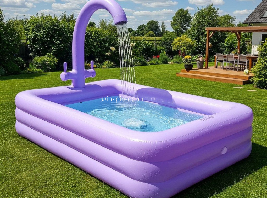 Inflatable Sink Pool: A Playful Twist on Backyard Fun