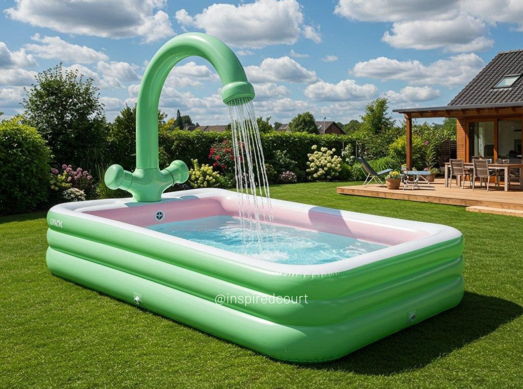 Inflatable Sink Pool: A Playful Twist on Backyard Fun