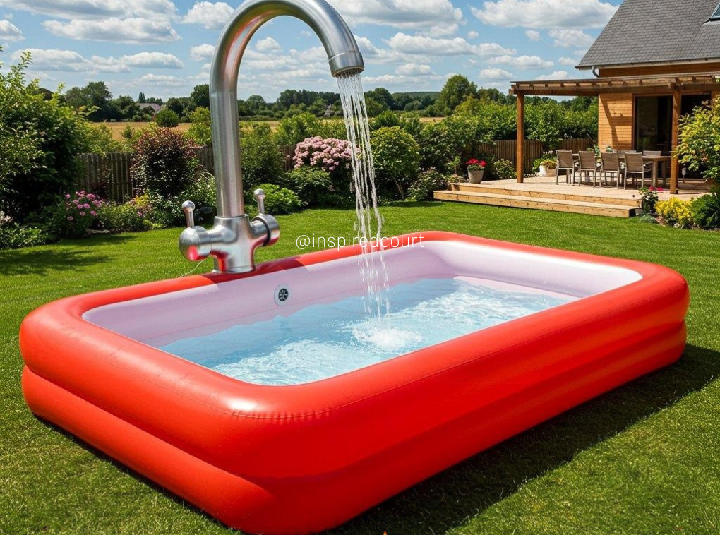 Inflatable Sink Pool: A Playful Twist on Backyard Fun