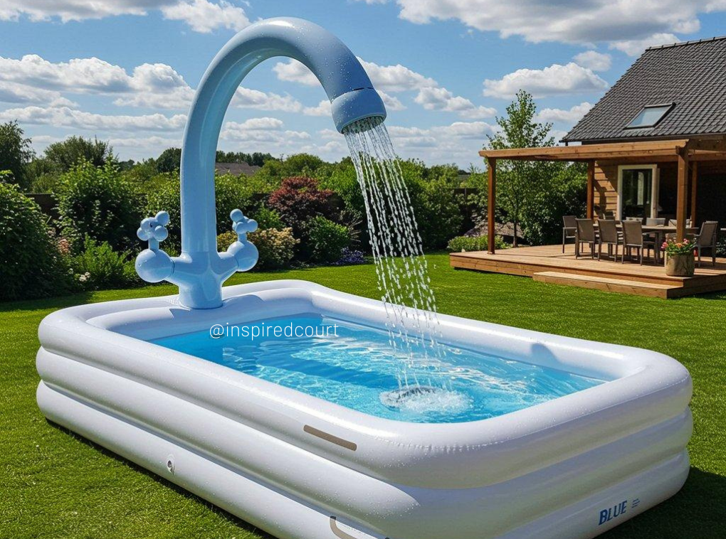 Inflatable Sink Pool: A Playful Twist on Backyard Fun