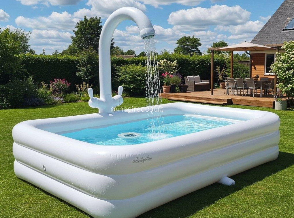 Inflatable Sink Pool: A Playful Twist on Backyard Fun