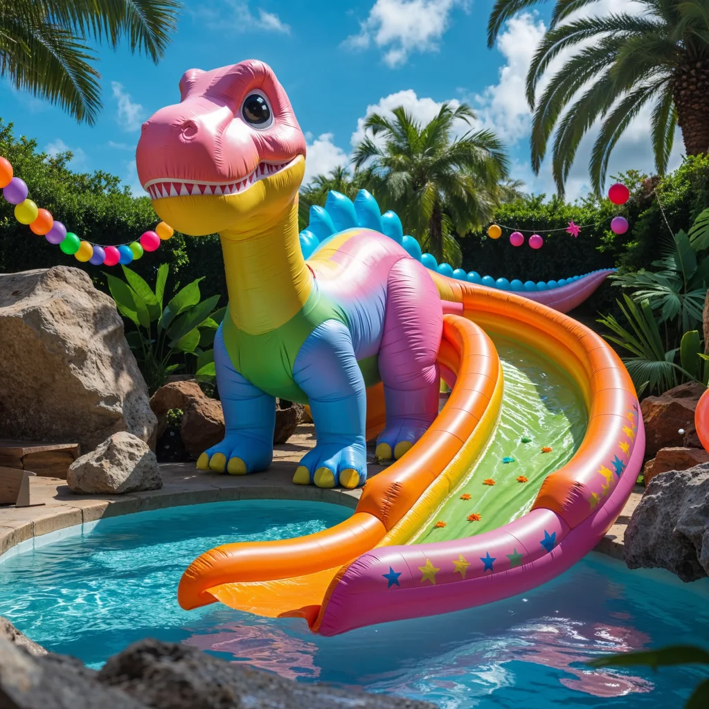 Inflatable Dinosaur Swimming Pool: Splash into Prehistoric Fun