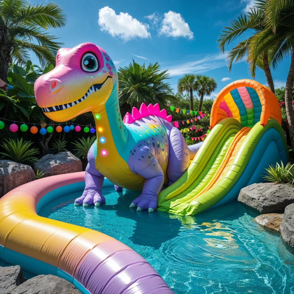 Inflatable Dinosaur Swimming Pool: Splash into Prehistoric Fun