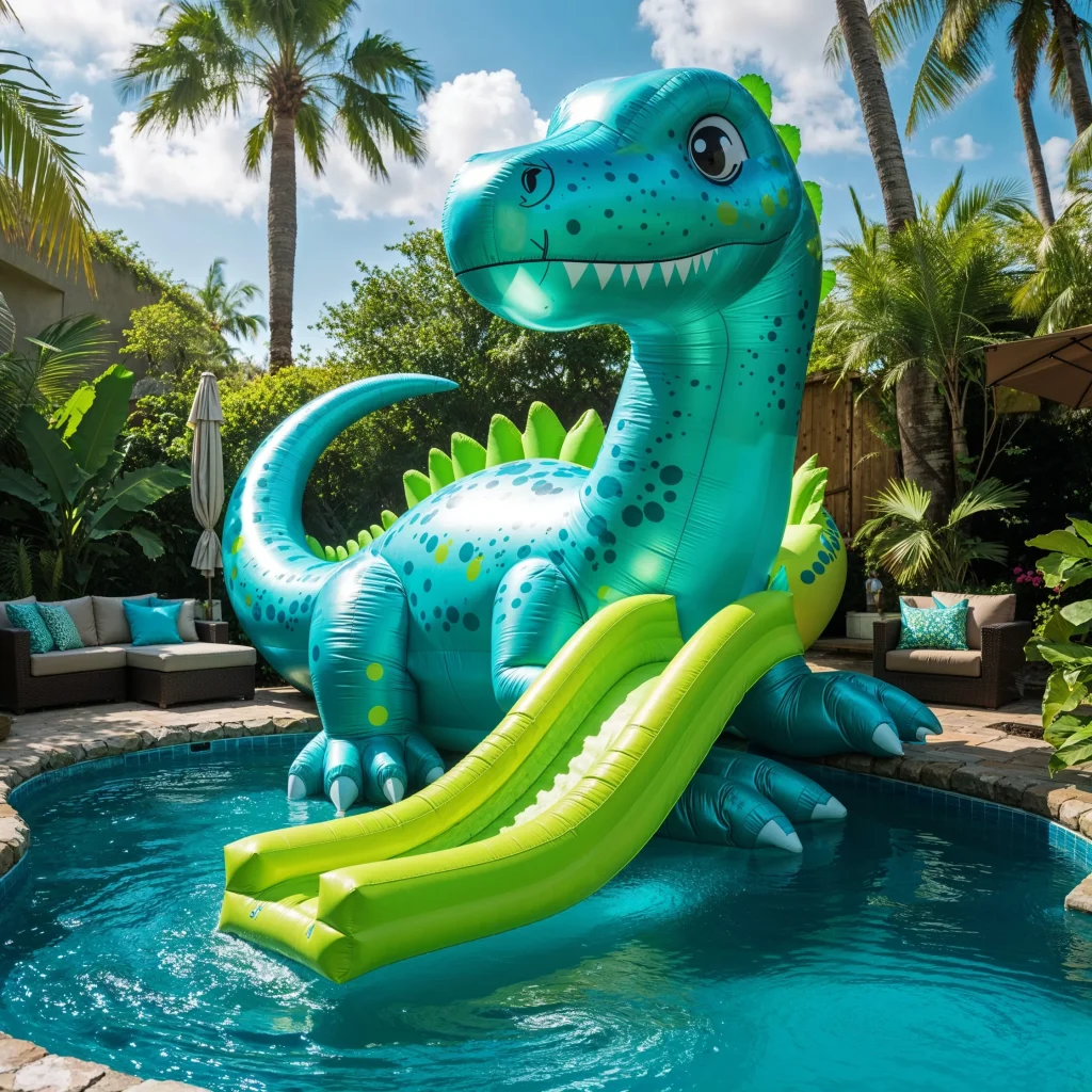Inflatable Dinosaur Swimming Pool: Splash into Prehistoric Fun