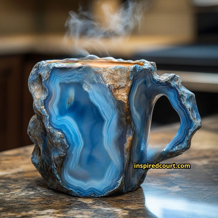Mineral Crystal Coffee Mugs: Nature’s Elegance in Every Sip