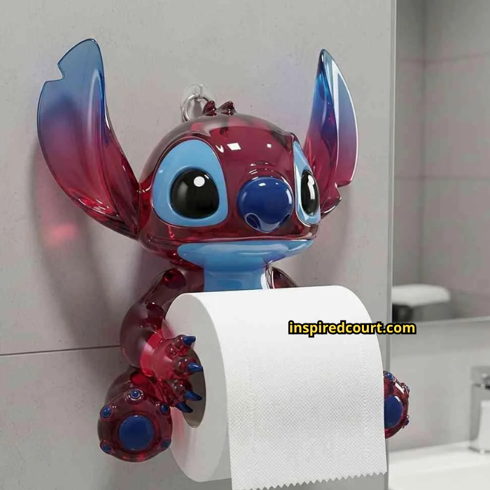Stitch Themed Toilet Paper Holders: Playful Charm for Your Bathroom