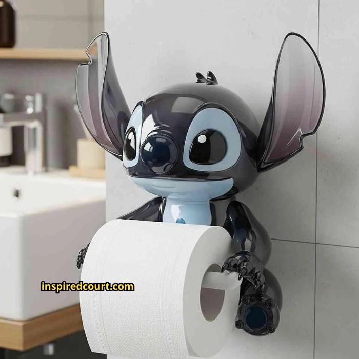 Stitch Themed Toilet Paper Holders: Playful Charm for Your Bathroom