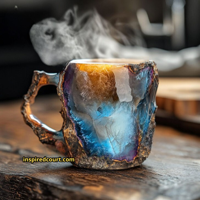Mineral Crystal Coffee Mugs: Nature’s Elegance in Every Sip
