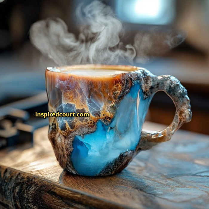 Mineral Crystal Coffee Mugs: Nature’s Elegance in Every Sip