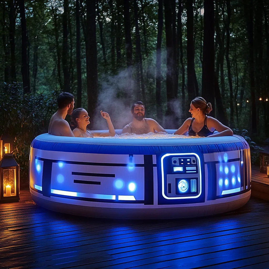 Inflatable Star Wars Hot Tubs: Galactic Relaxation Meets Sci-Fi Style