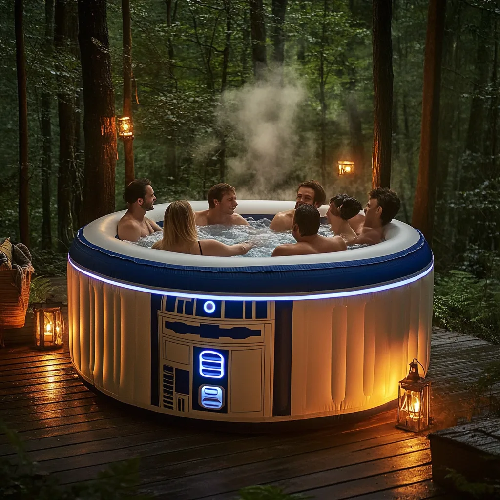 Inflatable Star Wars Hot Tubs: Galactic Relaxation Meets Sci-Fi Style