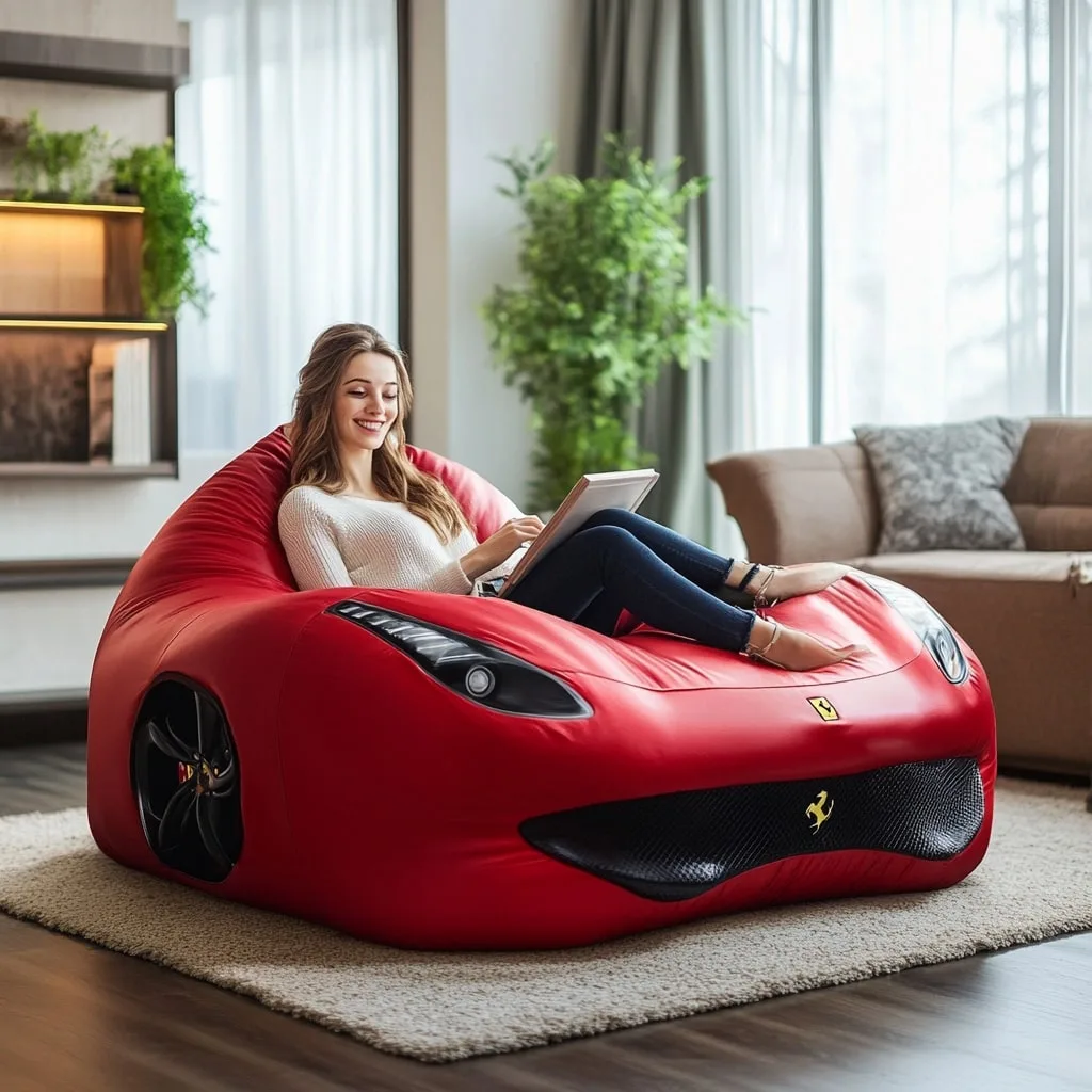 Super Car Bean Bag Chair: Race into Comfort