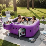 Inflatable Pools with Built In Coolers: Dive into Refreshing Fun with Chilled Convenience and Festive Flotation