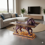 Nature Scene Area Rug: Transform Your Living Space with Scenic Beauty, Durable Craftsmanship, and Cozy Biophilic Comfort