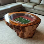 Epoxy Canyon River Staircase: Descend into Breathtaking Beauty with Flowing Resin Rivers, Grand Canyon Inspiration, and Luxurious Natural Stone Stair Design