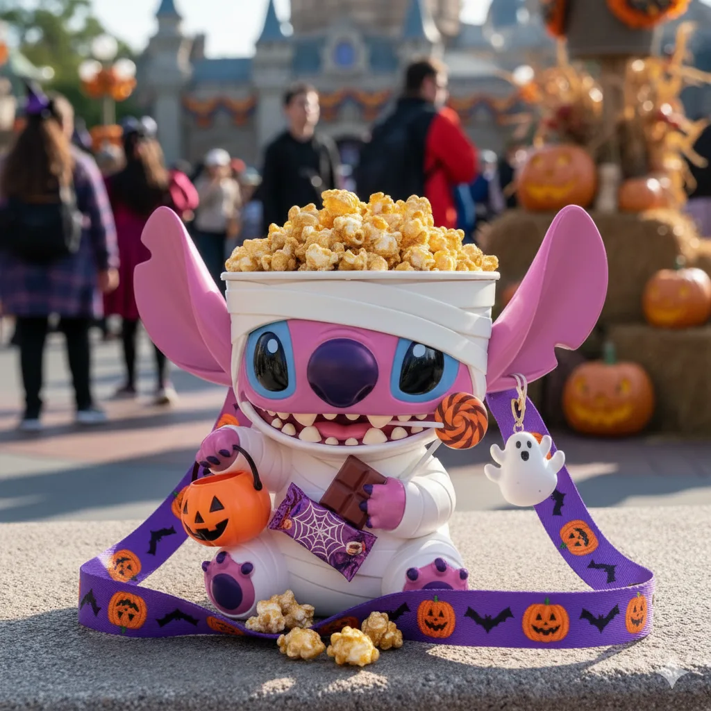 Stitch Mummy Popcorn Bucket